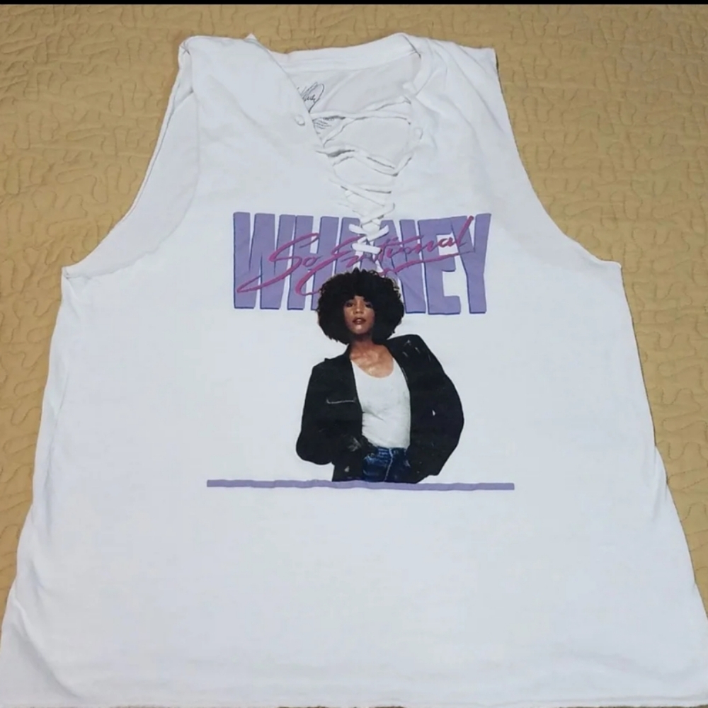 Vintage Whitney Houston tank top Size S